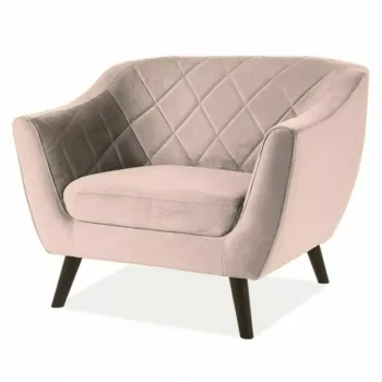 Fotoliu Molly 1 velvet bej/wenge Blu28 imagine