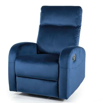 Fotoliu Olimp velvet bleumarin Blu86 imagine