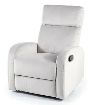 Fotoliu Olimp velvet gri deschis Blu03 imagine