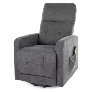 Fotoliu Otus II stofa gri inchis Brego 18 H100 cm imagine