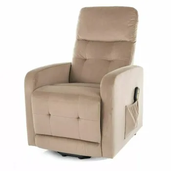 Fotoliu Otus II velvet bej Blu28 H100 cm imagine