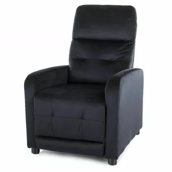 Fotoliu Otus velvet negru Blu19 H100 cm imagine