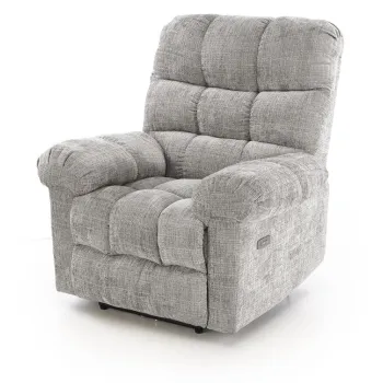 Fotoliu recliner Amore stofa gri H100 cm imagine