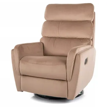 Fotoliu recliner Argos velvet bej Blu28 imagine
