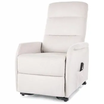 Fotoliu recliner cu functie de masaj Jupiter M bej deschis Brego22 imagine