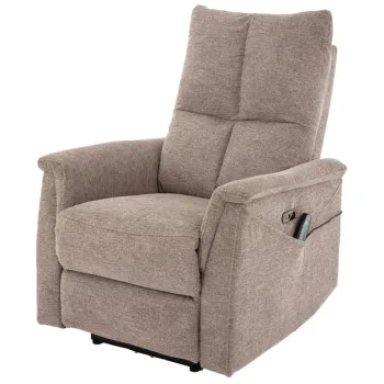 Fotoliu recliner cu functie de masaj Neptun M bej Brego34 imagine