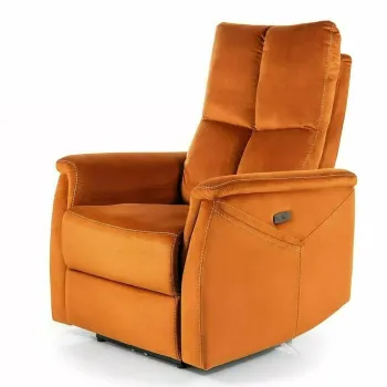 Fotoliu recliner cu functie de masaj Neptun M velvet cinnamon Blu4215 imagine