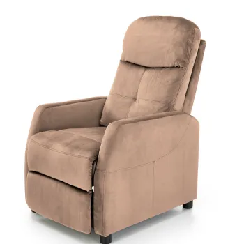 Fotoliu recliner Felipe 2 velvet bej H103 cm imagine
