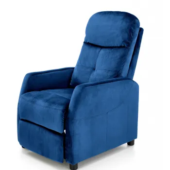 Fotoliu recliner Felipe 2 velvet bleumarin H103 cm imagine