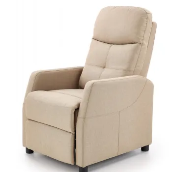Fotoliu recliner Felipe stofa bej H103 cm imagine