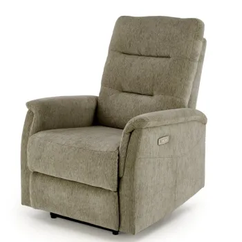 Fotoliu recliner Jamal stofa olive H105 cm imagine
