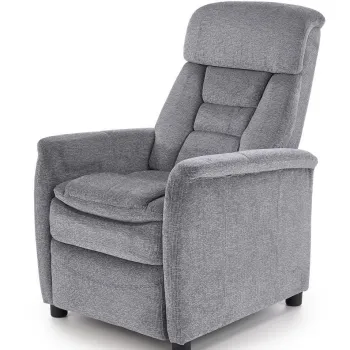 Fotoliu recliner Jordan stofa gri H106 cm imagine