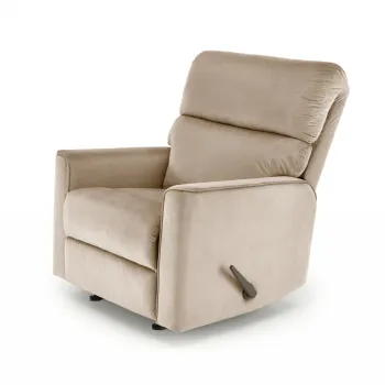 Fotoliu recliner Karim stofa bej H103 cm imagine