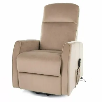 Fotoliu recliner Leto velvet bej Blu28 imagine