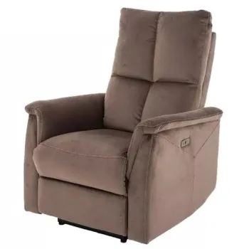 Fotoliu recliner Neptun velvet cappuccino Blu38 imagine