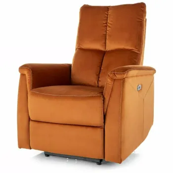 Fotoliu recliner Neptun velvet cinnamon Blu4215 imagine