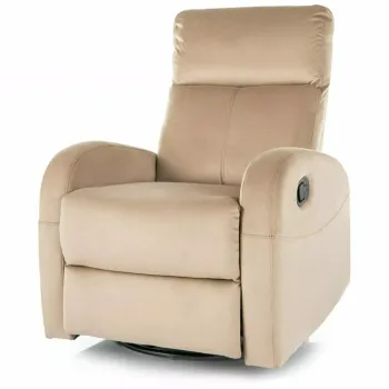 Fotoliu recliner Olimp velvet bej Blu28 imagine