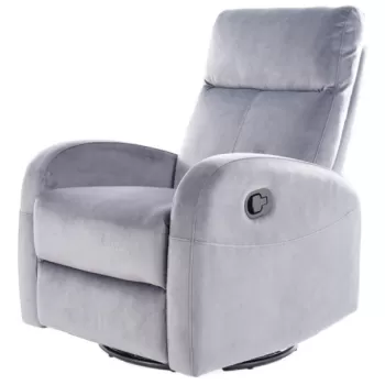 Fotoliu recliner Olimp velvet gri Blu14 imagine