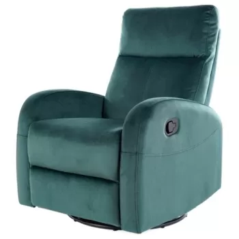 Fotoliu recliner Olimp velvet verde Blu78 imagine