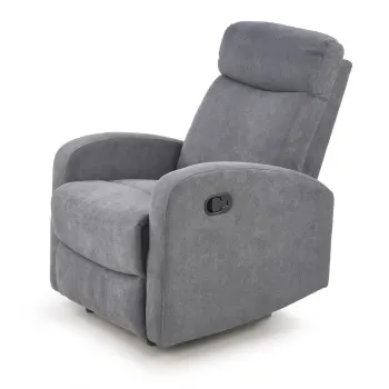 Fotoliu recliner Oslo 1S stofa gri inchis H100 cm imagine