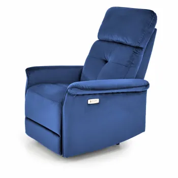 Fotoliu recliner Semir velvet bleumarin H108 cm imagine