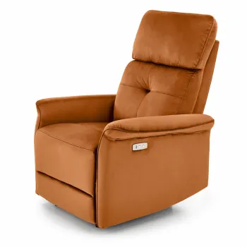 Fotoliu recliner Semir velvet cinnamon H108 cm imagine