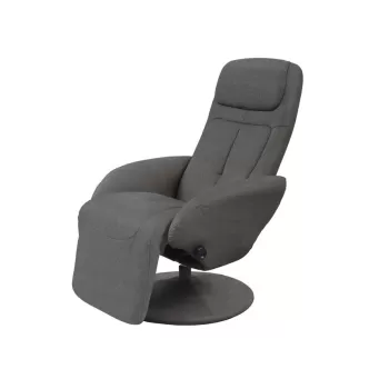 Fotoliu recliner stofa Optima 2 gri inchis - H 84-101 cm imagine