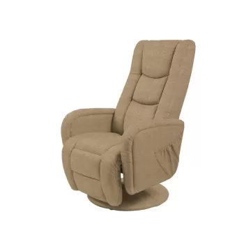 Fotoliu recliner stofa Pulsar 2 bej - H 85-106 cm imagine