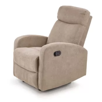 Fotoliu recliner tapitat Oslo 1S Bej - H100 imagine