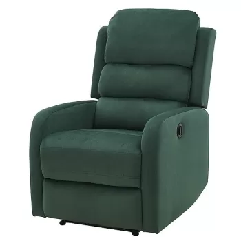 Fotoliu recliner tapitat Pegaz Velvet Verde - H102 imagine