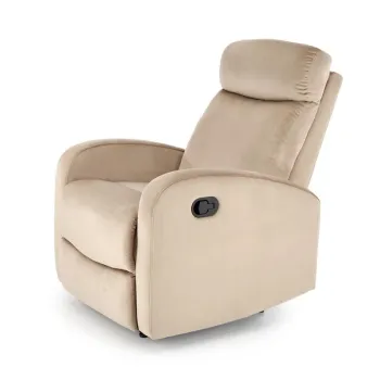 Fotoliu recliner Wonder velvet bej H98 cm BF25 imagine
