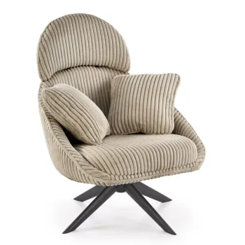 Fotoliu rotativ Merry 2 cappuccino H100 cm imagine