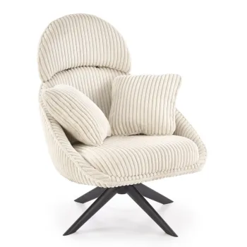 Fotoliu rotativ Merry 2 crem H100 cm imagine