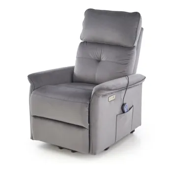 Fotoliu Semir 2 velvet gri imagine