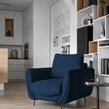 Fotoliu Silva 1F Velvetmat 40 imagine