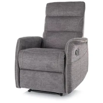 Fotoliu Solon M cu functie de masaj gri inchis Brego18 imagine