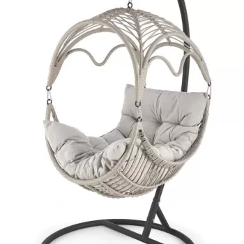 Fotoliu suspendat Rasmus rattan/gri imagine