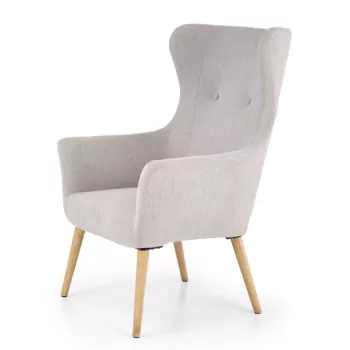 Fotoliu tapitat Cotto gri deschis - H 99 cm imagine