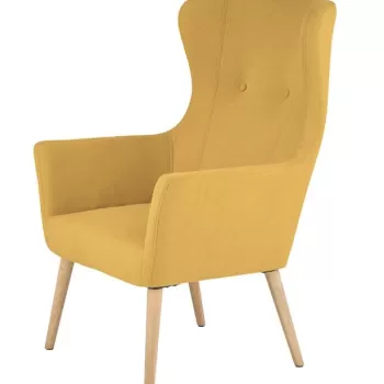 Fotoliu tapitat Cotto Mustariu - H 99 cm imagine