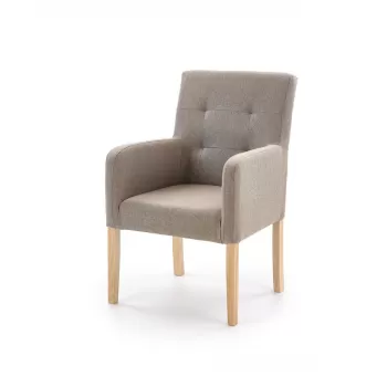 Fotoliu tapitat Filo bej - H 92 cm imagine