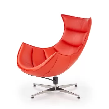 Fotoliu tapitat Luxor rosu - H 96 cm imagine