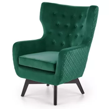 Fotoliu tapitat Marvel Velvet verde - H103 cm imagine