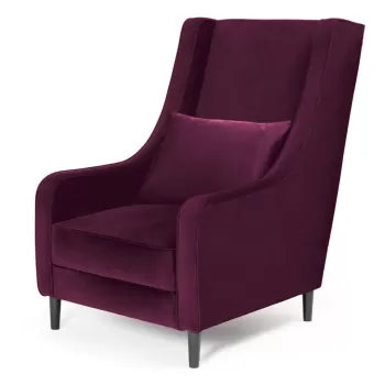 Fotoliu tapitat Maurice - H103 cm imagine