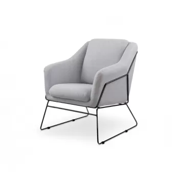 Fotoliu tapitat Soft II - H 81 cm imagine