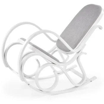 Fotoliu tip balansoar Max Bis Plus alb H95 cm imagine