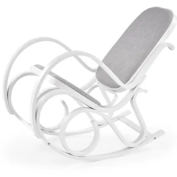 Fotoliu tip balansoar Max Bis Plus alb H95 cm imagine