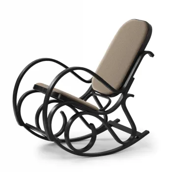 Fotoliu tip balansoar Max Bis Plus wenge H95 cm imagine