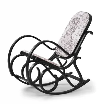 Fotoliu tip balansoar Max II wenge H95 cm imagine