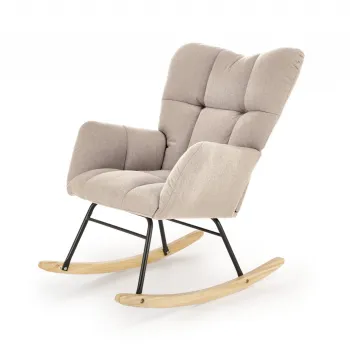 Fotoliu tip balansoar Vasco bej H94 cm imagine