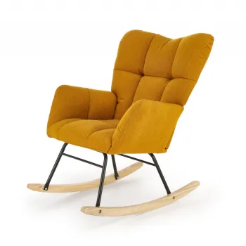 Fotoliu tip balansoar Vasco mustariu H94 cm imagine